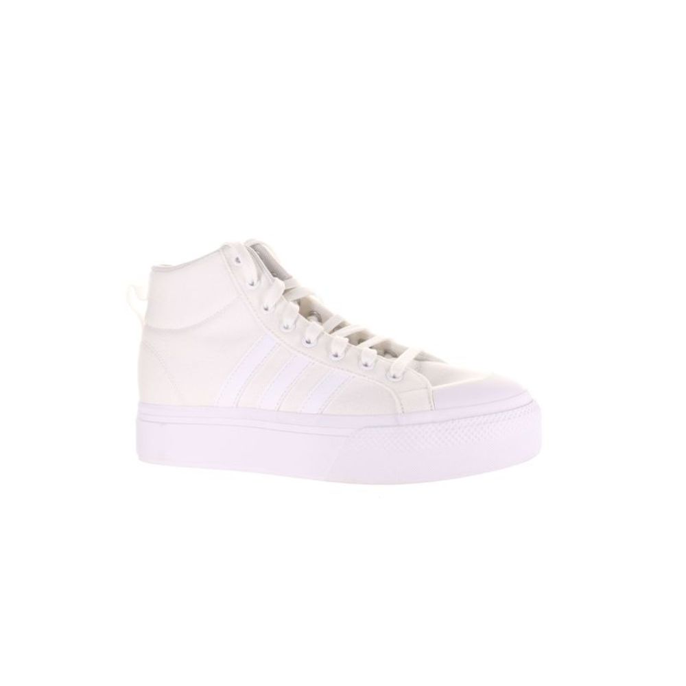 Adidas Womens Bravada 2.0 Platform White Skateboarding Shoes Size 8 Medium (B,